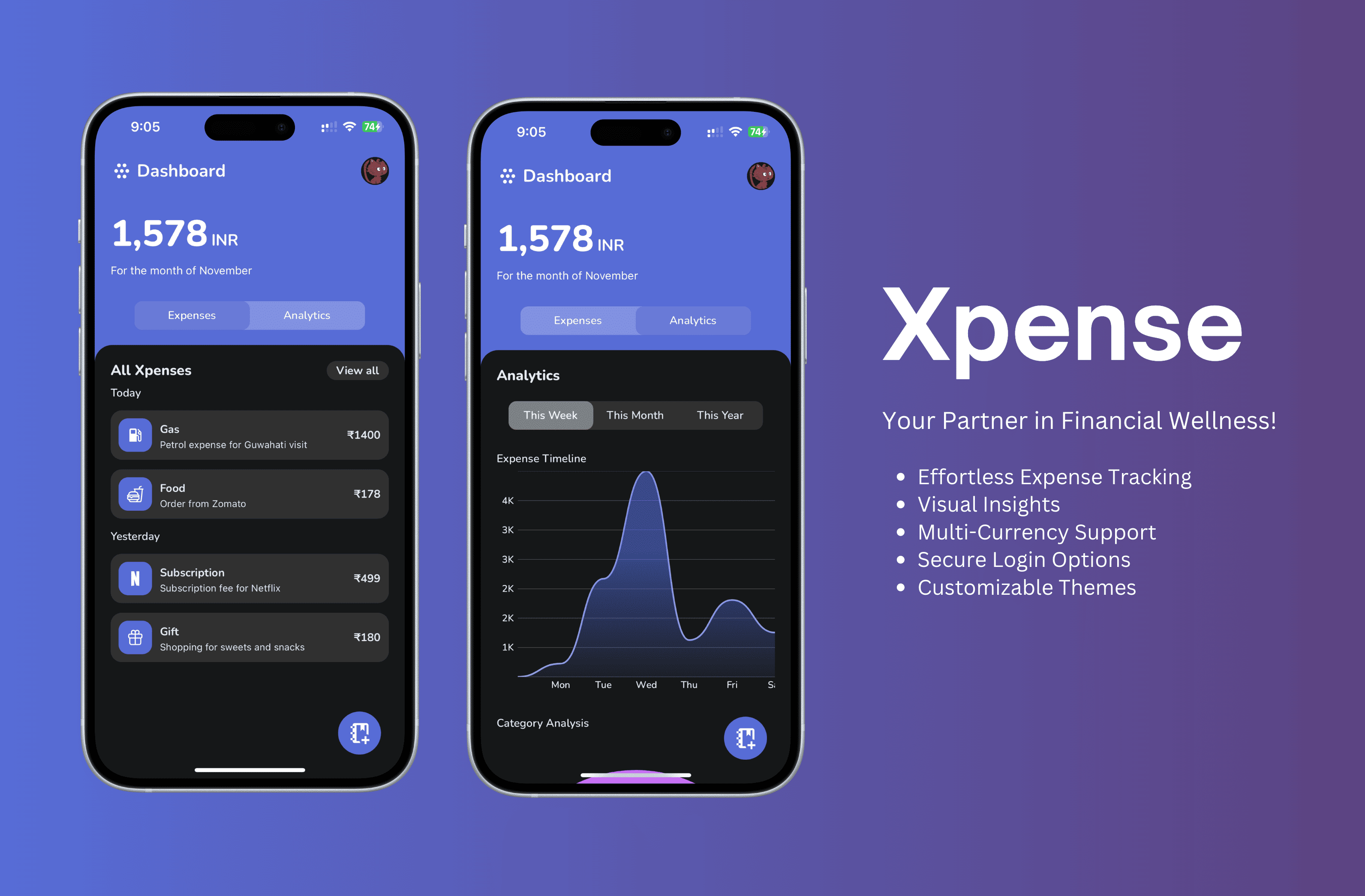 Xpense - Personal Finance & Expense Tracking App